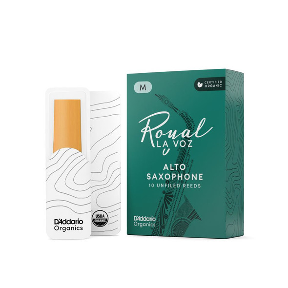 Royal La Voz Alto Saxophone Reeds - Medium (10 pack)