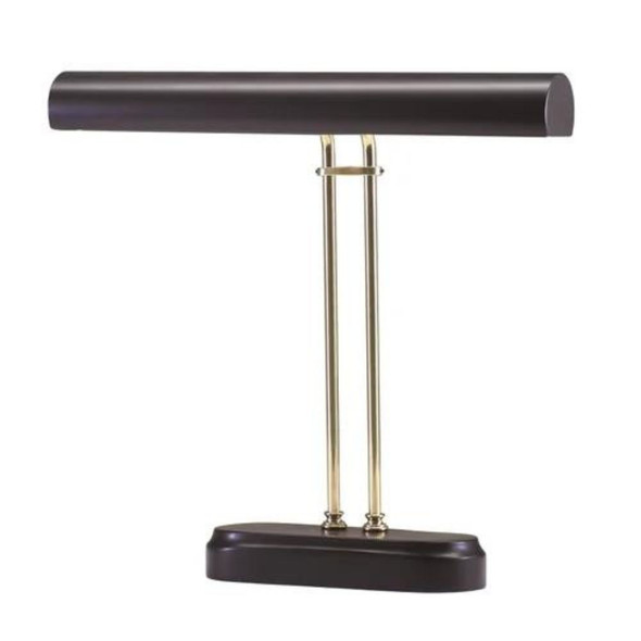 House of Troy P16-DO2-617 16" Piano Lamp - Black/Brass