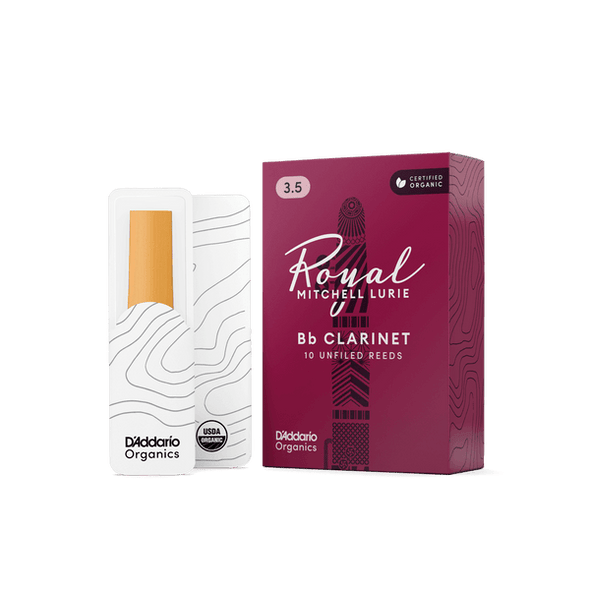 Royal Mitchell Lurie Organic Bb Clarinet Reeds - 3.5 (10 pack)
