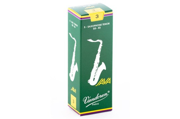 Vandoren Java Tenor Saxophone Reeds Strength 3 - Box of 5