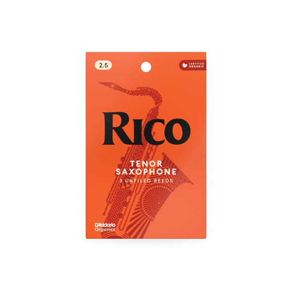 Rico Tenor Saxophone Reeds - 2.5 (3 pack)