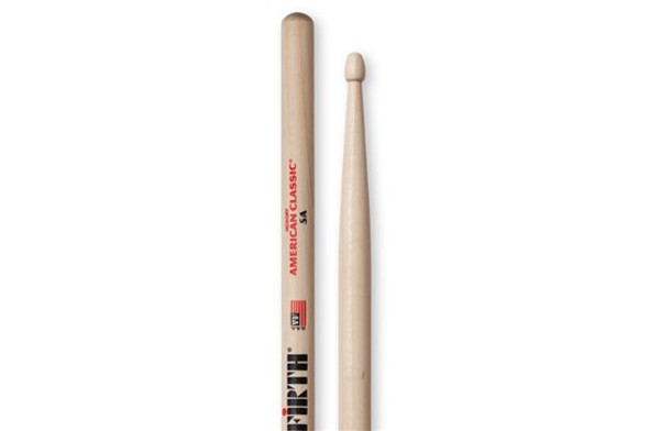 Vic Firth 5A American Classic Hickory Sticks - Wood Tip