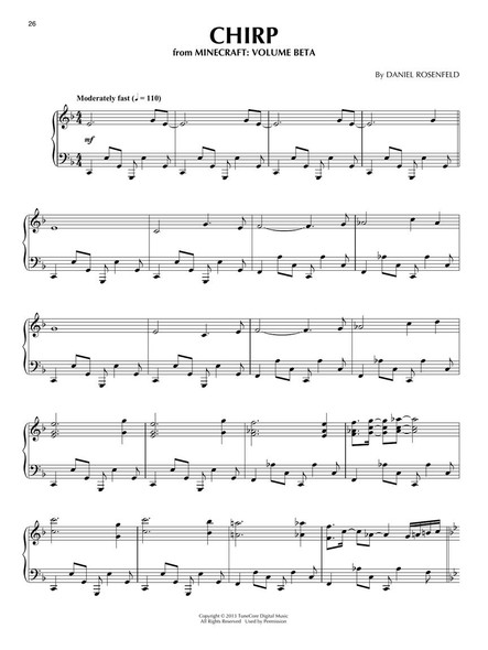 Music from Minecraft - Piano Solos