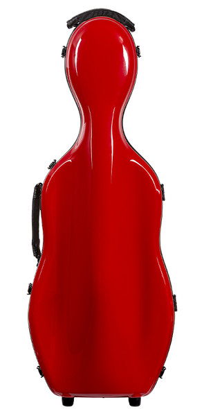 Case, Viola Tonareli Red Fiberglass - front view