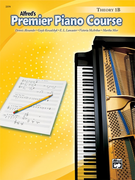 Alfred's Premier Piano Course Theory 1B