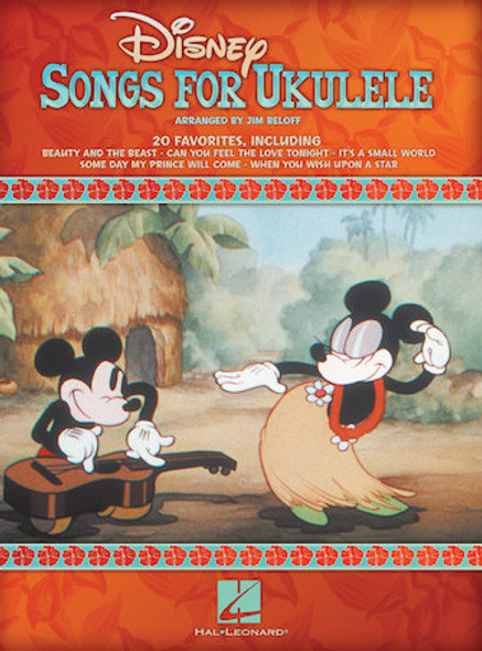 Disney Songs for Ukulele - cover view