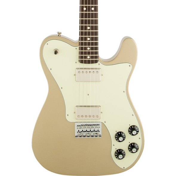 Used Fender Chris Shiflett Telecaster Deluxe Electric Guitar - Shoreline Gold