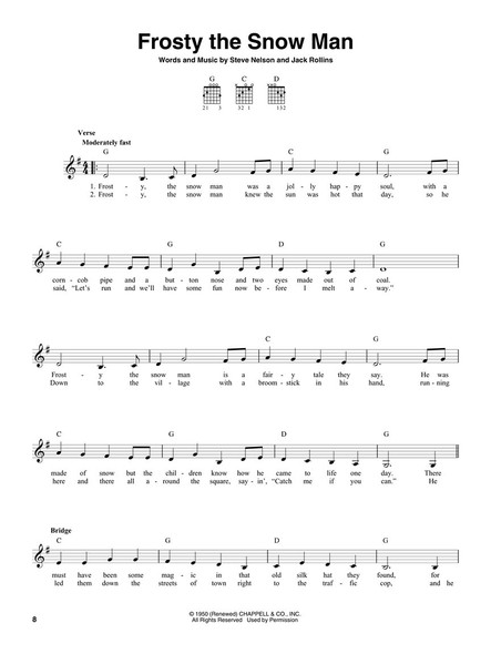 3 Chord Christmas Guitar (sample page 1)