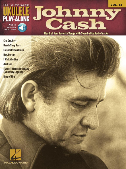 Johnny Cash Ukulele Play Along Vol 14 w/CD (cover)