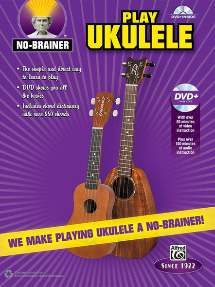 No Brainer Play Ukulele w/DVD (cover)