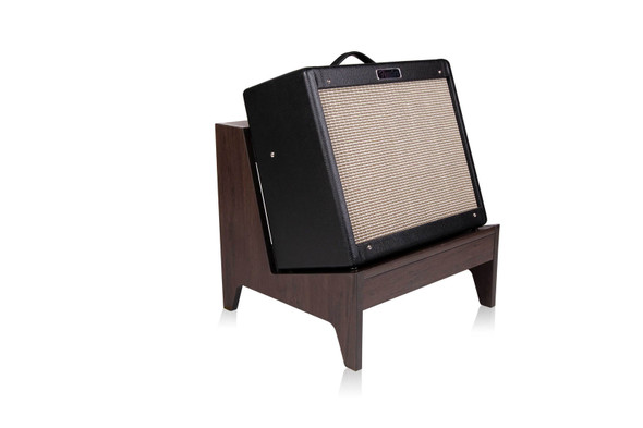 Elite Series Small Guitar Amp Stand - Brown (front view)