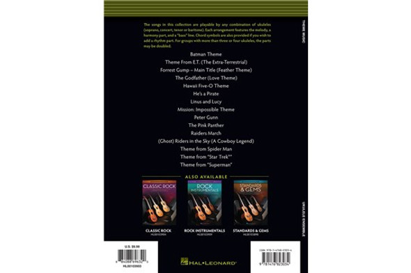 Theme Music- Ukulele Ensemble back cover