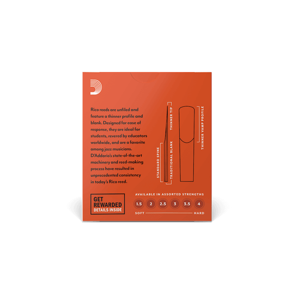 Rico Clarinet Reeds Strength 3 - Box of 10A