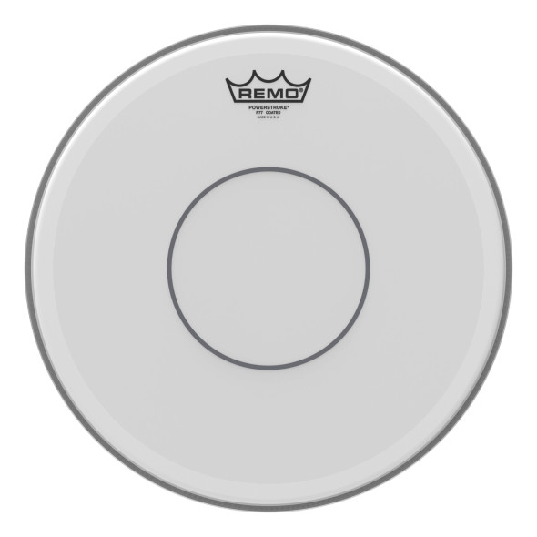 Remo Powerstroke 77 Coated Clear Dot Drum Head - 14 inchA