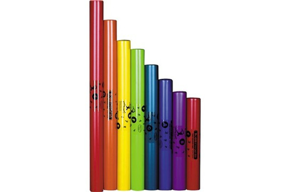 Boomwhackers C Major 8 Note Diatonic Scale Set (Upper Octave) - Tuned Percussion Tubes