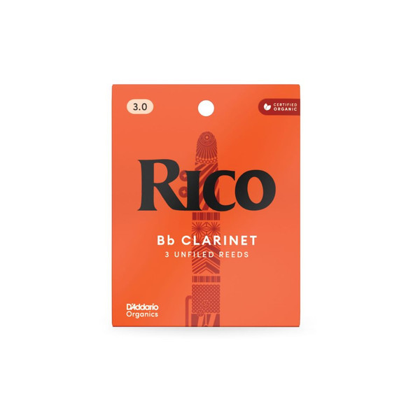 Rico Bb Clarinet Reeds - 3 (3 pack)