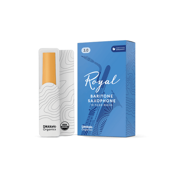 Royal Organic Baritone Saxophone Reeds - 3 (10 pack)
