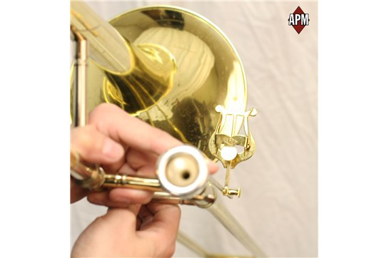 APM 514G Trombone Lyre - 2-Piece Gold BrassA