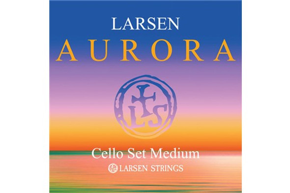 Larsen Aurora Medium Tension 4/4 Cello String Set - front view