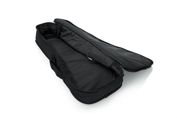 Gator Soprano Ukulele Economy Gig Bag - Heid Music Logo open