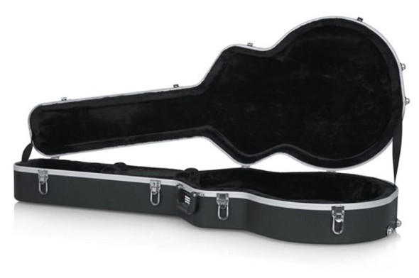 Gator GC-335 Semi-Hollow Electric Guitar Case open