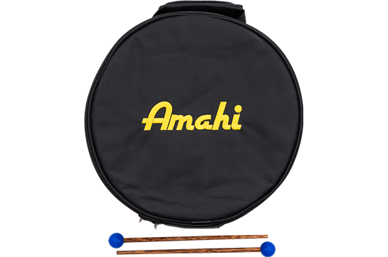 Amahi 12" Steel Tongue Drum - BlackA