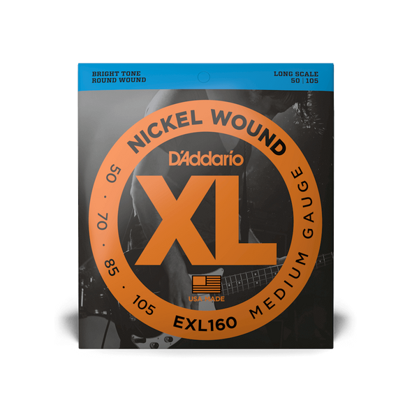 D'Addario EXL160 Nickel Medium Bass Strings - .050-.105