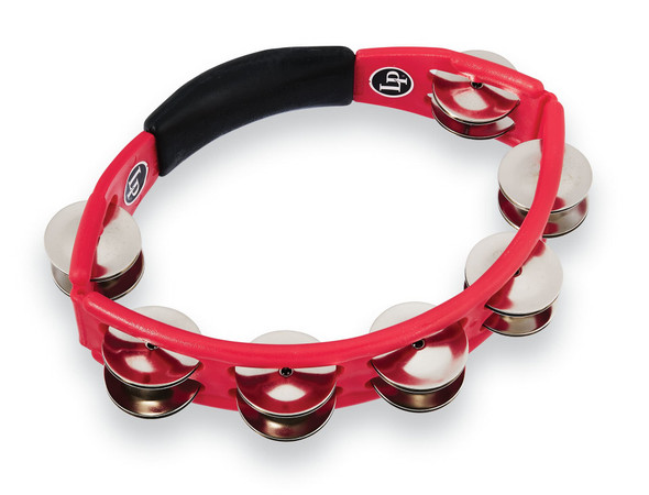 LP Cyclops Steel-Jingle Tambourine - Red