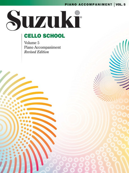 Suzuki Cello School 5 Piano Accompaniment  - cover view