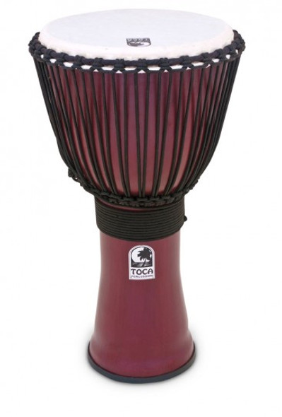 Toca 12" Freestyle Rope Tuned Djembe - Bali Red