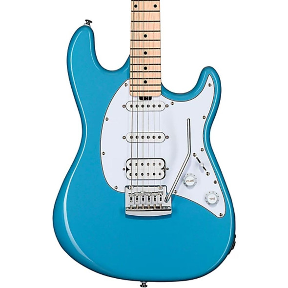 Sterling Cutlass CT50HSS Electric Guitar - Chopper Blue
