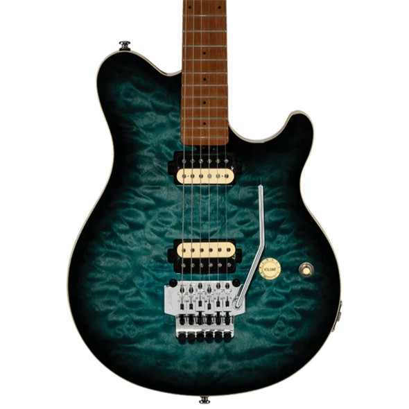Heid Music | Sterling Axis AX50QM Electric Guitar - Lava Burst