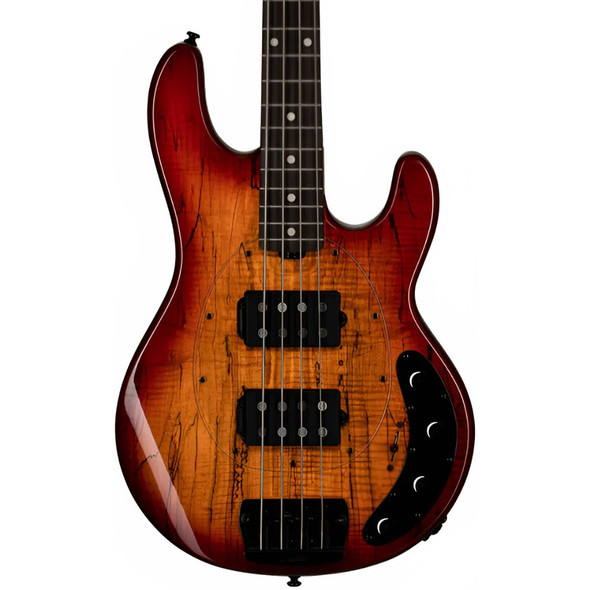Heid Music | Sterling StingRay RAY34 HH Bass Guitar - Stealth Black