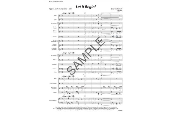 Let It Begin - Concert Band preview