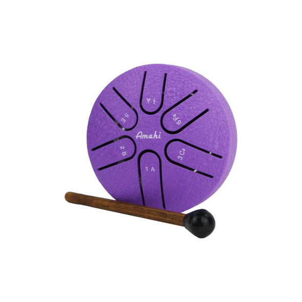 Amahi 3" Steel Tongue Drum - Purple