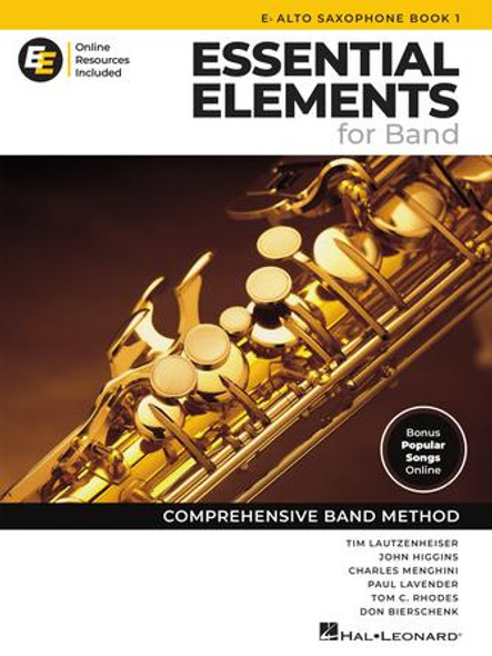 Essential Elements for Band (revised 2025) - Eb Alto Sax Book 1