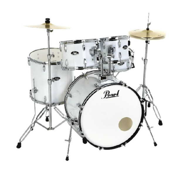 Pearl Roadshow RS505C/C 5-Piece Complete Drum Set - Pure White
