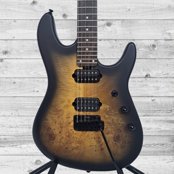 Used Sterling Jason Richardson Cutlass 6 Electric Guitar - Natural Poplar Burst (7 lb 13 oz)