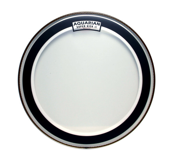 Aquarian Super Kick II Clear Drum Head - 20 inch Aquarian Super Kick II Clear Drum Head - 20 inch