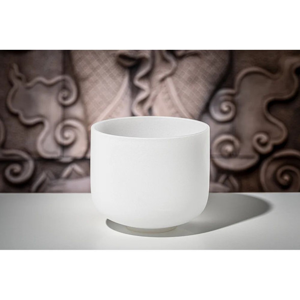 Meinl Sonic Energy White-Frosted 9 inch Crystal Singing Bowl – A4 / 432 Hz Meinl Sonic Energy White-Frosted 9 inch Crystal Singing Bowl – A4 / 432 Hz