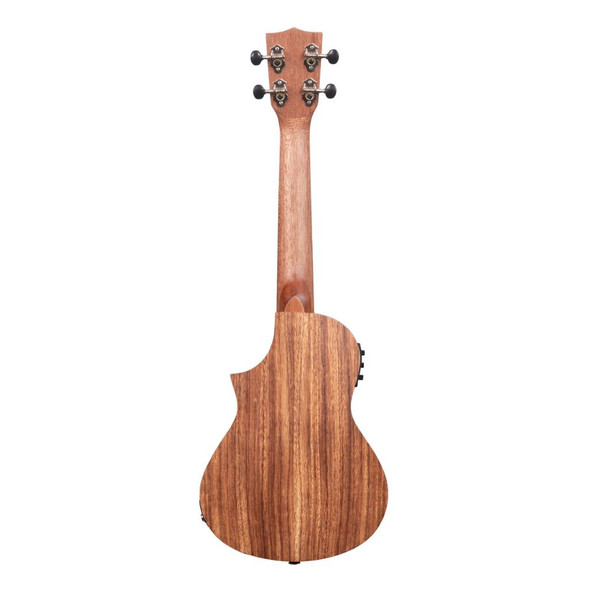 Kala Teak Tri-Top Concert Ukulele with Cutaway & EQ
