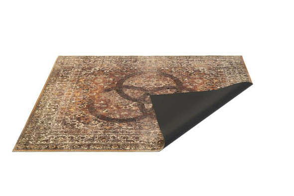 DRUMnBASE Vintage Persian Style 6' x 5.25' Stage Rug - Amber Bonzo