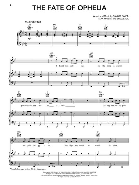 Taylor Swift: The Life of a Showgirl - PVG