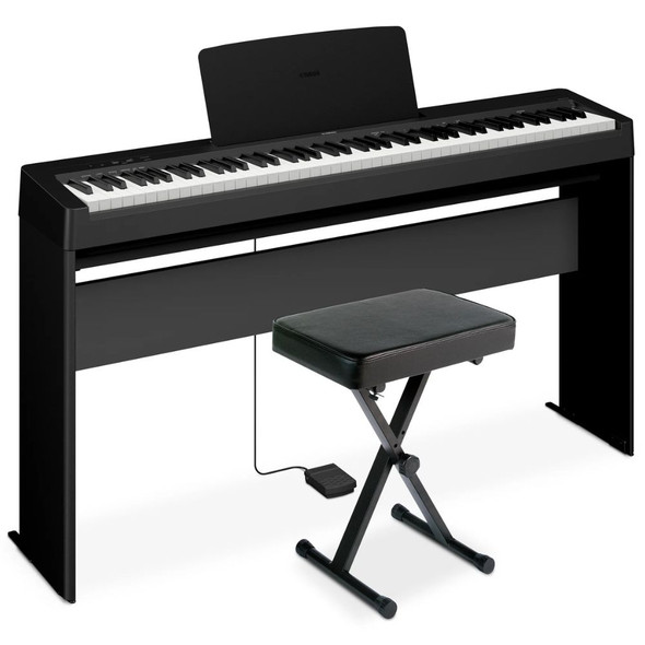 Yamaha P-143LX Digital Piano Boxed Bundle