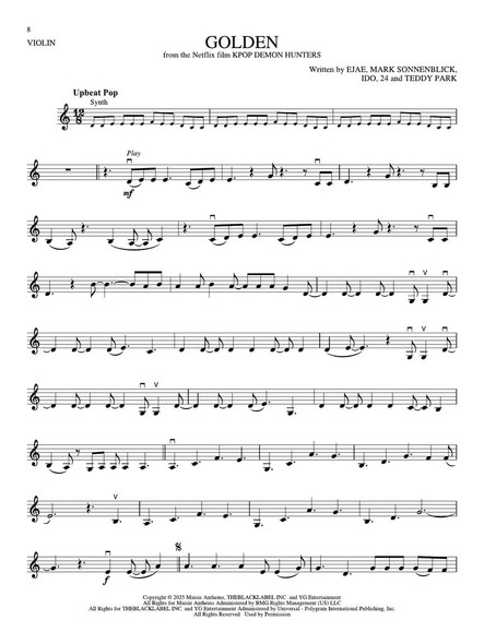 Songs from Kpop Demon Hunters, Minecraft, Wicked and More Top Movies - Violin Play-Along