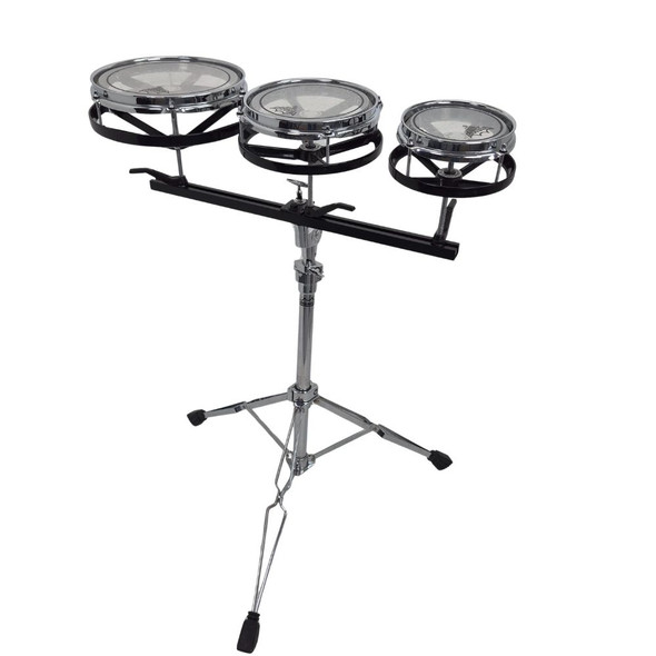 Used Remo Rototoms with stand (6" 8" 10")