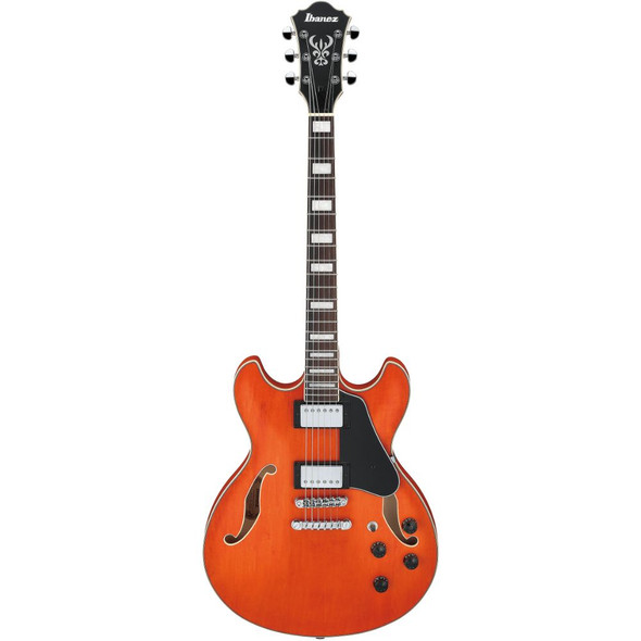 Ibanez Artcore AS73 Hollowbody Electric Guitar - Transparent Tangerine Flat