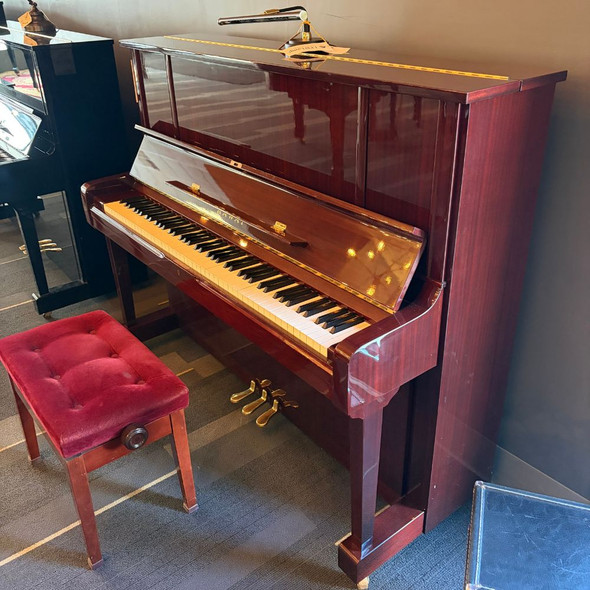 Used Kawai K50E Upright Acoustic Piano - Mahogany