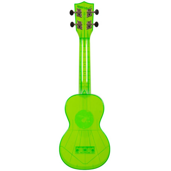 Kala Waterman Soprano Ukulele - Fluorescent Sour Apple