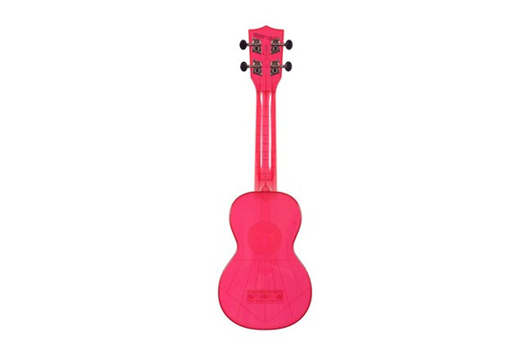 Kala Waterman Soprano Ukulele - Florescent Watermelon Pink